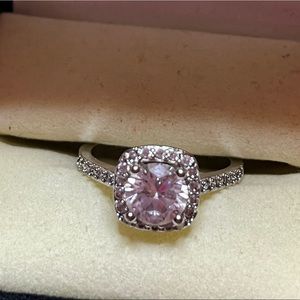 Silver engagement type ring size 7